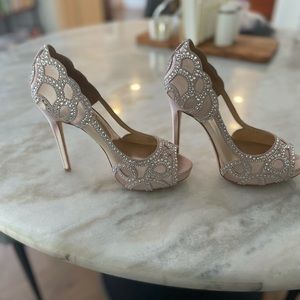 Blush & Rhinestone Badgley Mischka
